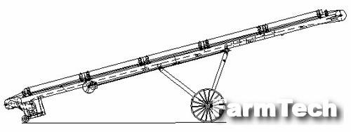 Конвейер ленточный передвижной Лубнымаш У13-КЛП-50М