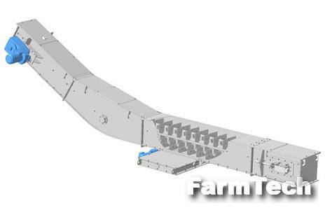Конвейер с погруженными скребками Элеватормельмаш 2КПС(ЗС)-200
