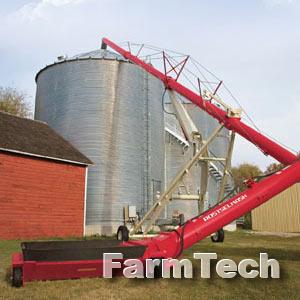 Транспортер зерна шнековый высотный Клевер ТШВ-280-18