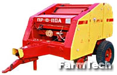 Пресс-подборщик рулонный безременный с приспособлением для уборки льна ПРФ-110Л