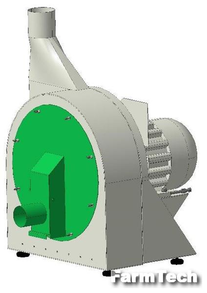 Зернодробилка с пневмозагрузкой ДКР-1,5