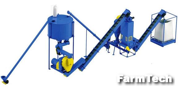 Линия гранулирования комбикормов ЛГ-6