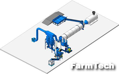 Линия приготовления витаминно-травяной муки ВТМ-0,6