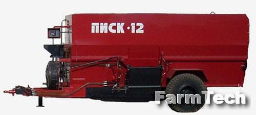Измельчитель-смеситель кормораздатчик прицепной Староминская сельхозтехника ПИСК-12