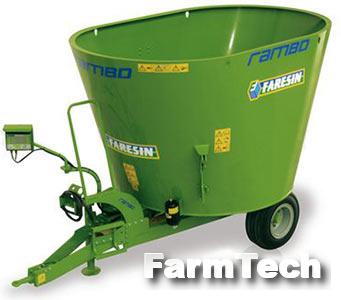 Кормосмеситель прицепной вертикальный Faresin Industries Rambo Rambo 1100