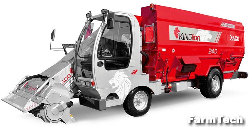 Кормосмеситель самоходный горизонтальный Zago King Lion Avant 170