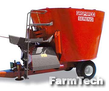 Миксер кормораздатчик с одним вертикальным шнеком и прямой выгрузкой Gaspardo Sereno Sereno D 11