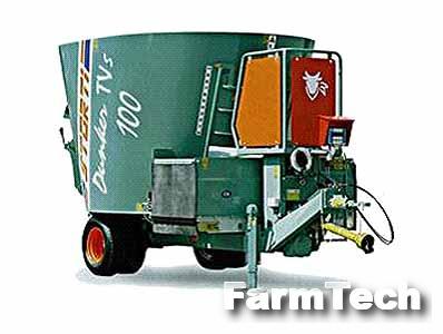 Миксер-кормораздатчик вертикальный Storti Dunker