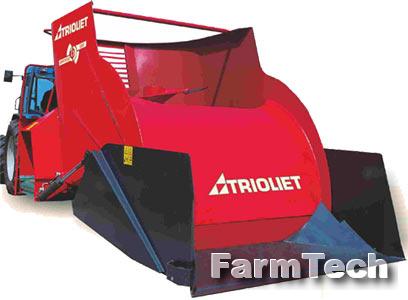 Смеситель вертикальный одношнековый самозагружающийся Trioliet Vertifeed 1200