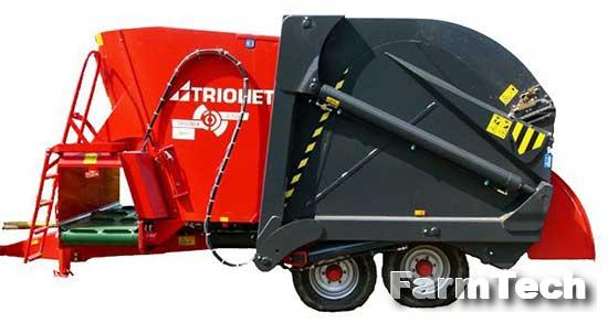 Смеситель вертикальный самозагружающийся Trioliet Triomix 2 1200 T