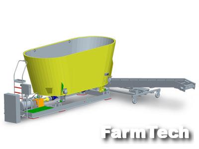 Смеситель кормов стационарный Запагромаш Хозяин ССК-14