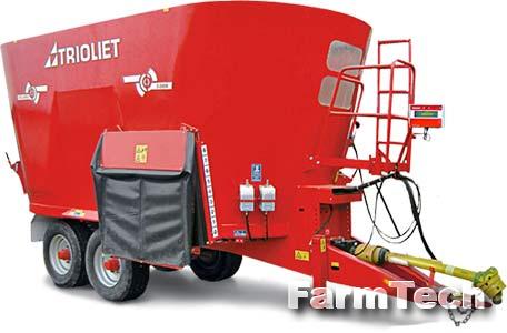 Смеситель-кормораздатчик с верхней загрузкой Trioliet Solomix