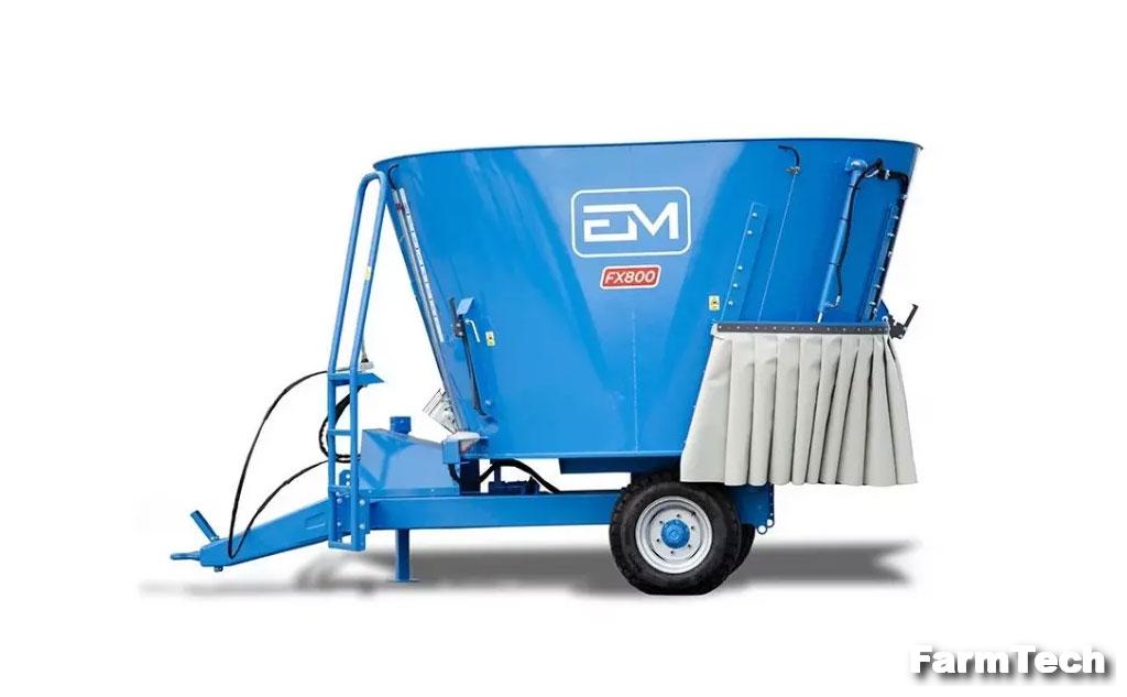 Смеситель-кормораздатчик вертикальный одношнековый RINO FX SLIM/HD S/L)/HD+ ( FX 600 SLIM