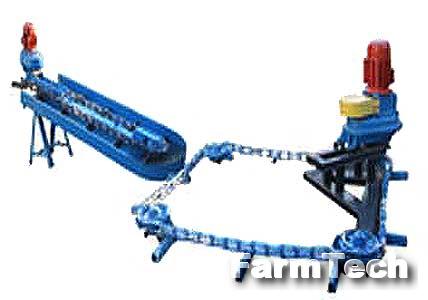 Конвейер скребковый навозоуборочный Уманьферммаш КСГ-4