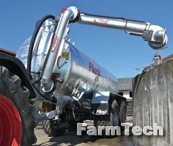 Рукав для навоза с засасывающей турбиной Fliegl Elefant