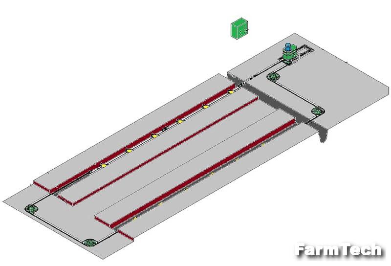 Транспортер навозоуборочный штанговый Реммаш ТШ-320