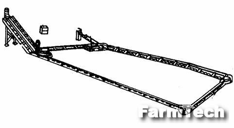Транспортер скребковый навозоуборочный КРМЗ ТСНВ-1
