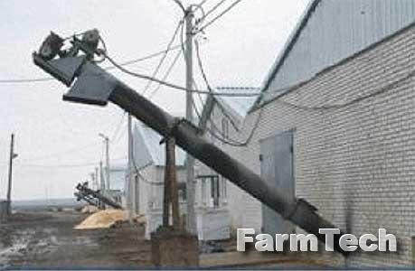 Транспортер шнековый наклонный АгроСпецГрупп ТШН-250