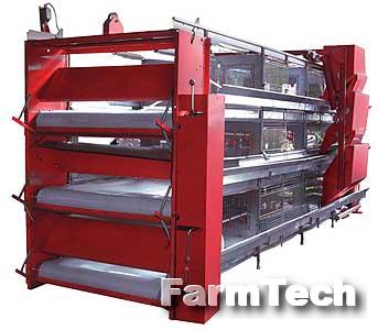 Оборудование клеточное для выращивания ремонтного молодняка и бройлеров Энергомера КП-25