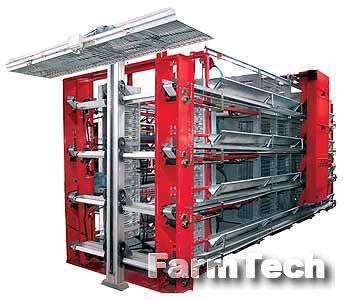 Оборудование клеточное для содержания промышленного стада кур-несушек Энергомера КП-12ЛМ