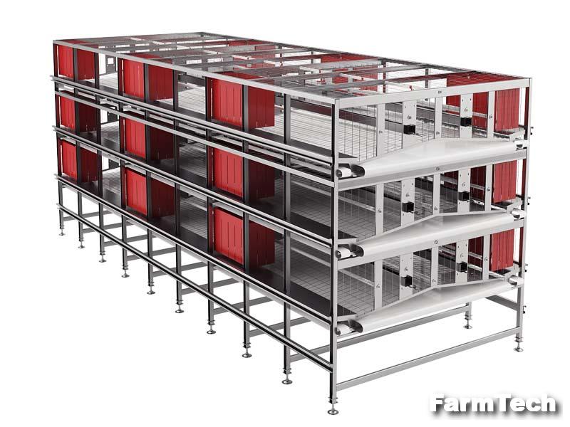 Система альтернативная для содержания кур-несушек Техна BALTIKA