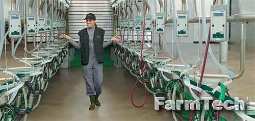 Зал доильный типа Ёлочка GEA Global 45