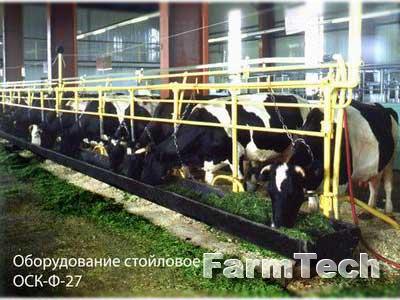 Оборудование стойловое для коров для привязного содержания Кургансельмаш ОСК-Ф-27