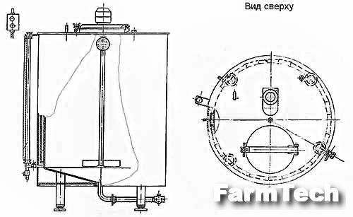 Танк охлаждаемый Агромех-сервис ТОМ-2,5