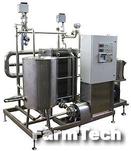 Установка паровая пластинчатая пастеризационно-охладительная Экомаш ОКЛ ОКЛ-3