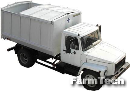 Автомобиль для транспортировки биологических отходов КМЗ АБО