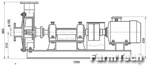 Насос перекачки жидких заквасок ЦН-4