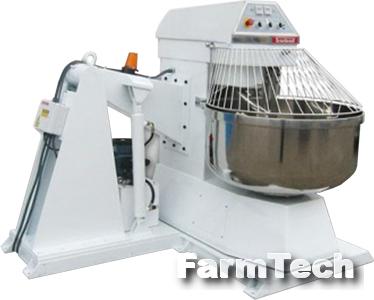 Тестомес спиральный с гидравлическим подьемником Subal