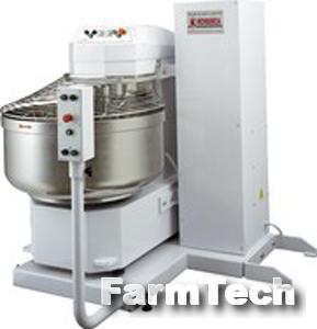 Тестомес спиральный с опрокидывающейся дежой KRT.130