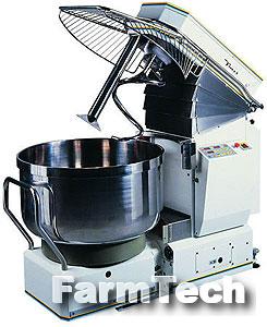 Тестомешалка спиральная с подкатной дежой Turri ISA-E 300