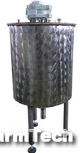 Ёмкость с мешалкой для хранения сахарного сиропа ХлебСпецМаш