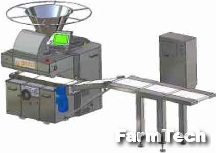 Тестоделитель вакуумно-поршневой автоматический с ленточными весами Kras ATT Поршней в камере 3