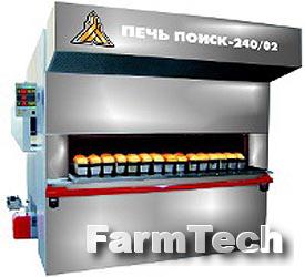 Печь люлечная с газовой/дизельной горелкой Поиск- 240/02 Поиск-240/02