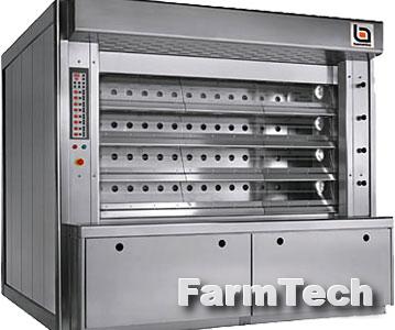 Печь паротрубная хлебопекарная Tubix 440 4C/4P