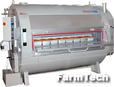 Печь ротационная хлебопекарная конвейерно-люлечная Циклон-ротор-216