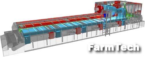 Печь туннельная хлебопекарная Г4-ХПН-3,0-45
