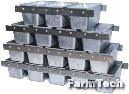 Формы хлебопекарные литые Иртыш 4Л10(500г)