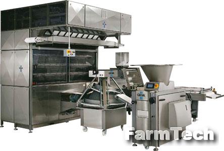 Линия производства тестовых заготовок Industrial Breadline with MO-881